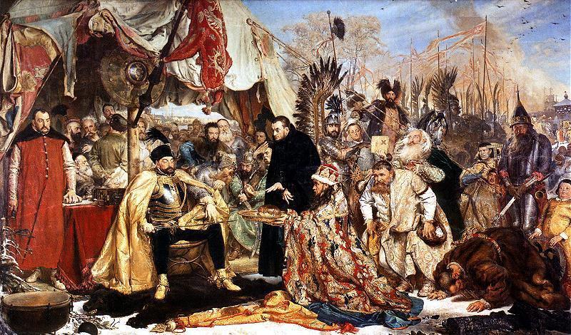 Jan Matejko Stephen Bathory at Pskov . oil painting image